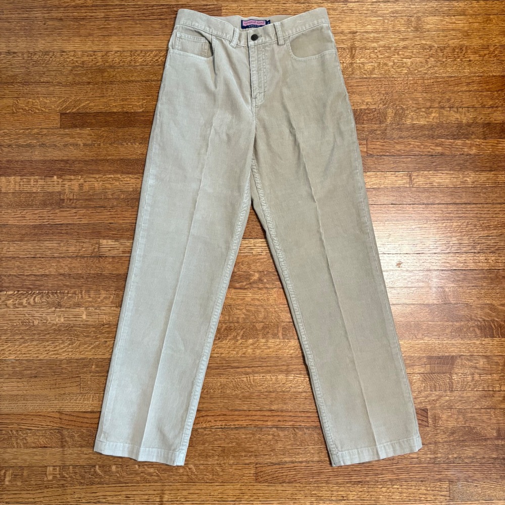 Vineyard Vines Corduroy Pants Size 20 Kids Beige 100% Cotton‎ Casual
